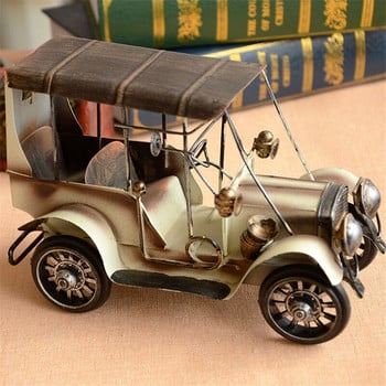 Μήκος 20 εκατοστών Vintage μοντέλο αυτοκινήτου Metal Do Παλιά διακόσμηση τραπεζιού γραφείου Διακόσμηση σπιτιού Παιδικό δώρο Παιχνίδι Iron Craft Μινιατούρα YWBS05