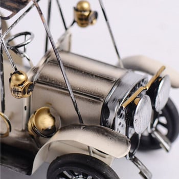 20 см дължина Ретро модел на кола Metal Do Стара офис маса Декорация Домашен декор Детски подарък Играчка Iron Craft Miniature YWBS05