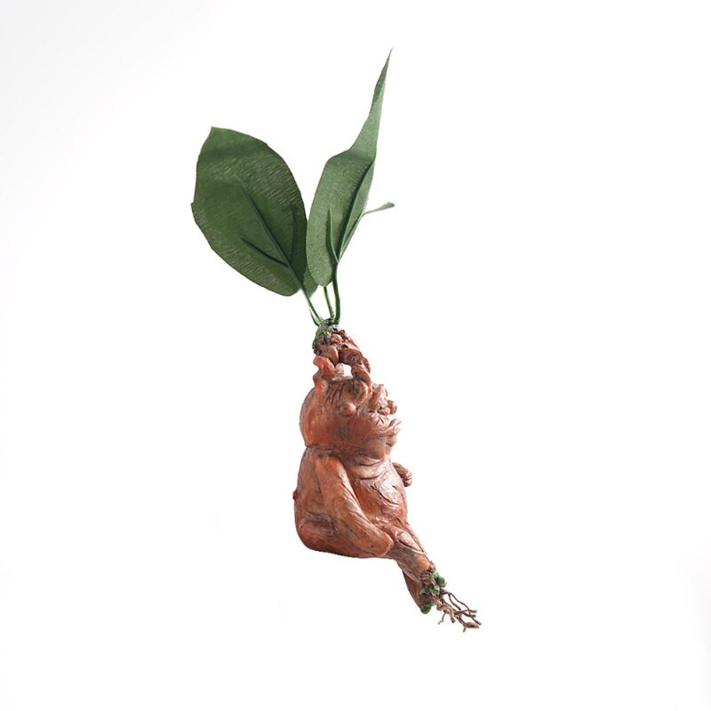 Kerti díszek Mandragóra növény HP Ugly Mandragora Resin Art mesterséges növények otthoni dekorációhoz Asztal Irodai Erkély Dekor