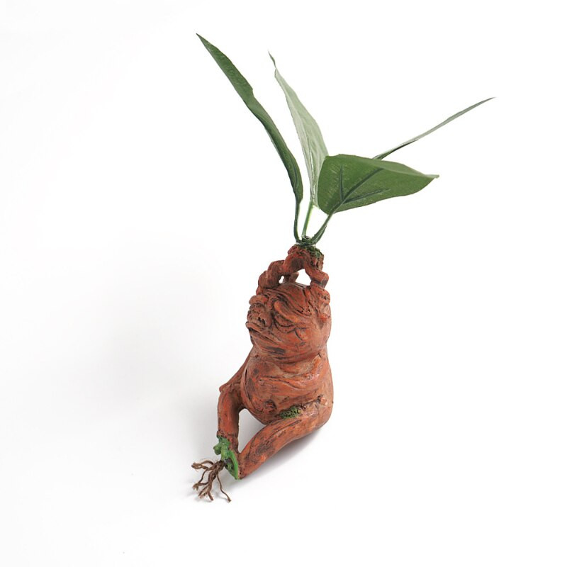 Kerti díszek Mandragóra növény HP Ugly Mandragora Resin Art mesterséges növények otthoni dekorációhoz Asztal Irodai Erkély Dekor