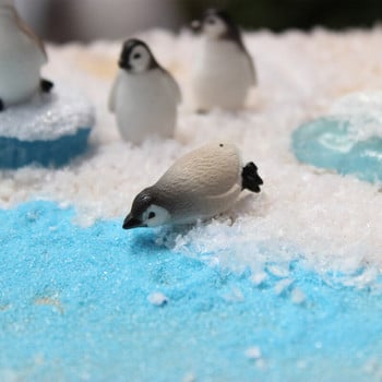 BAIUFOR 1σετ Penguin Iceberg Seal Model, Winter Figures Landscape , Μινιατούρα αγαλματίδιο για παιδιά Δώρο Διακόσμηση σπιτιού γενεθλίων
