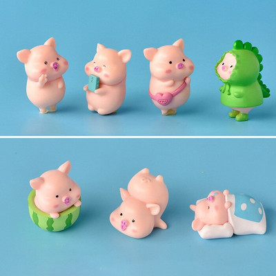 BAIUFOR 1 készlet pingvin jéghegy pecsét modell, téli figurák, tájkép, miniatűr figurajáték gyerekeknek, születésnapi lakberendezési ajándék