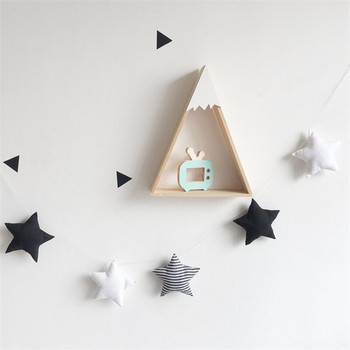 1 τεμ. Felt Stars Φεγγαράκι Κρεμαστό Αστέρι Κρεμαστό Στολίδι Τέντα Γιρλάντα Κρεβάτι Μπέι ντους μωρού Μπάνερ Παιδικό Δωμάτιο Διακόσμηση τοίχου