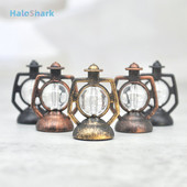 12/24db Retro Baron Lantern mini olajlámpa dekoráció babaház medál barkácsfüggöny lakásdekoráció gyerekeknek karácsonyi ajándékok