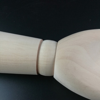 Дървена художествена артикулирана моделна лява ръка за декорация на манекени Дървени занаяти Живопис Дървена фигура Съединение Дървени анимационни ръце