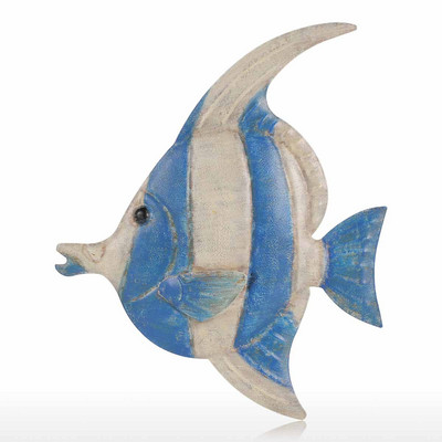 Tooarts Fish Pakabinamas Sienų Dekoras Kūrybinis Ornamentas Amatininkų Sienų Apstatymas Jūrinis gyvenimas Namų apdailos priedai