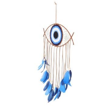 Evil Eye Catcher Μπλε διακόσμηση τοίχου Στολίδι για το κακό μάτι για προστασία σπιτιού Turkish Blessing Charm Decor