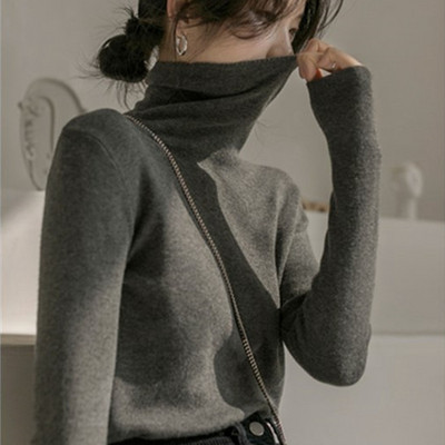 Γυναικείο casual πουλόβερ πόλο με λαιμόκοψη σε τρία χρώματα