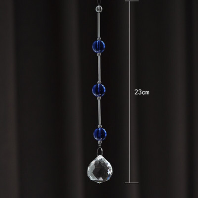 5PCS Kristalna kugla Privjesak Modni ukrasi doma Vrata Prozor Viseći dodaci Staklena prizma Hvatač sunčeve svjetlosti