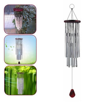 33in Metal 27 Tubes Windchime Chapel Bells Wind Chimes Εξωτερικός κήπος Διακόσμηση σπιτιού