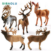 Új Sika Szarvas Rénszarvas Elk figura Szimuláció Állatmodell Barkácsolás otthoni dekoráció miniatűr tündér kerti dekorációs kiegészítők modern