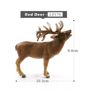 Új Sika Szarvas Rénszarvas Elk figura Szimuláció Állatmodell Barkácsolás otthoni dekoráció miniatűr tündér kerti dekorációs kiegészítők modern