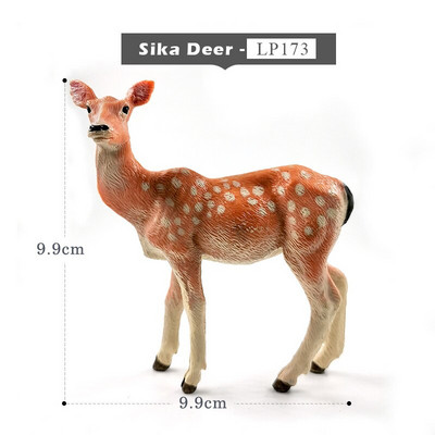Új Sika Szarvas Rénszarvas Elk figura Szimuláció Állatmodell Barkácsolás otthoni dekoráció miniatűr tündér kerti dekorációs kiegészítők modern
