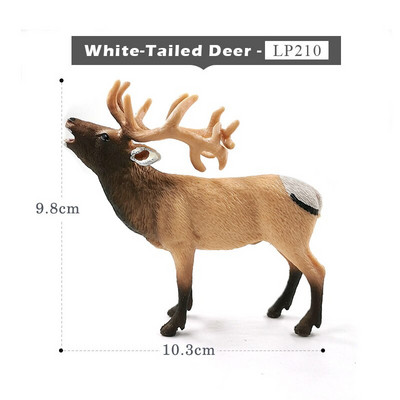 Új Sika Szarvas Rénszarvas Elk figura Szimuláció Állatmodell Barkácsolás otthoni dekoráció miniatűr tündér kerti dekorációs kiegészítők modern