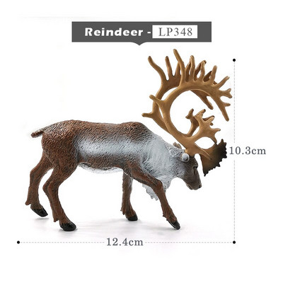 Új Sika Szarvas Rénszarvas Elk figura Szimuláció Állatmodell Barkácsolás otthoni dekoráció miniatűr tündér kerti dekorációs kiegészítők modern