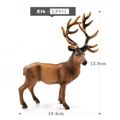 Új Sika Szarvas Rénszarvas Elk figura Szimuláció Állatmodell Barkácsolás otthoni dekoráció miniatűr tündér kerti dekorációs kiegészítők modern