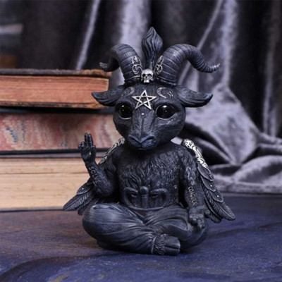 Halloween fekete macska dísz Gyanta Magic Table Art Kiegészítők Kawaii Szobadekor Állatok Miniatűrök Figurák belső dekorációhoz