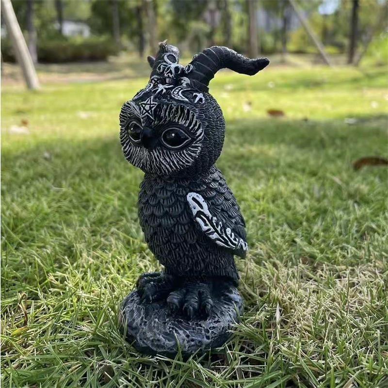 Halloween fekete macska dísz Gyanta Magic Table Art Kiegészítők Kawaii Szobadekor Állatok Miniatűrök Figurák belső dekorációhoz
