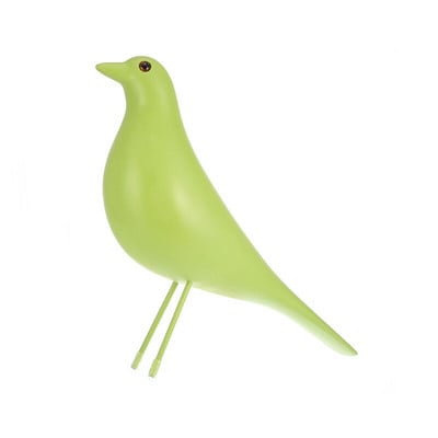 Lakberendezés Béke Madár Szobor Iroda dekoráció Szín Nordic Pigeon Eames Birdie Gyanta Állatfigurák Díszek Fekete
