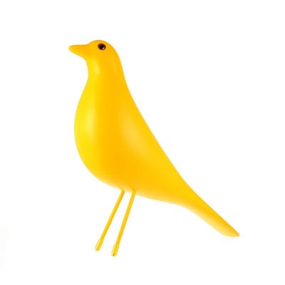 Lakberendezés Béke Madár Szobor Iroda dekoráció Szín Nordic Pigeon Eames Birdie Gyanta Állatfigurák Díszek Fekete