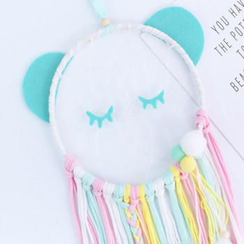 INS Nordic Cartoon Animal Shape Dream Catcher Ξύλινα κουδούνια ανέμου Διακοσμητικά τοίχου Διακόσμηση παιδικού δωματίου Φωτογραφικά στηρίγματα