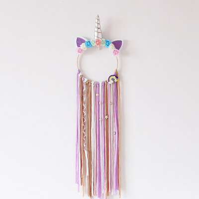 INS Nordic Cartoon Animal Shape Dream Catcher Drvena zvona za vjetar Zidni ukrasi Dekoracija dječje sobe Rekviziti za fotografije