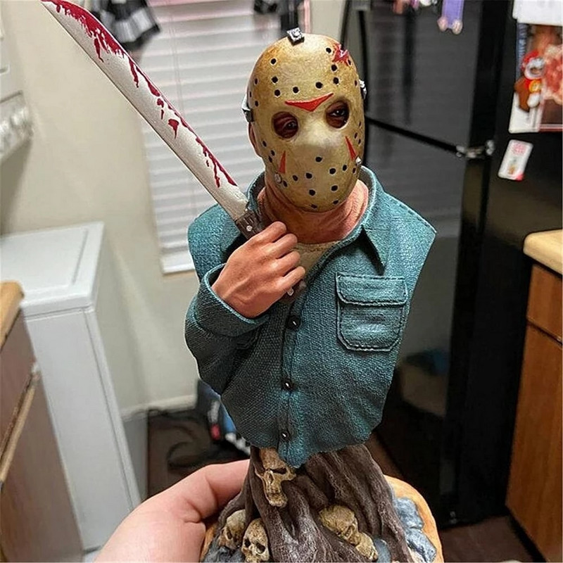 2021 Halloween Anime figurajátékok Korlátozott horrorfilmes gnómok, dekoratív díszek, édességtáltartó Kawaii akciófigura