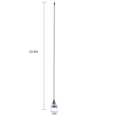 Krištolinio lubų lango kabantis saulės gaudyklė su rutuline grandine, šviesos laido ventiliatoriaus traukiama rankena rutulinis pakabukas Didmeninė prekyba