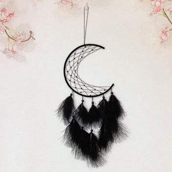 Moon Dream Catcher μενταγιόν Κρεμαστό τοίχου Κορίτσι Διακόσμηση Δωματίου Dream Catcher Κρεμαστό Κορίτσι Δώρο Ζευγάρι Δώρο Διακόσμηση τοίχου σπιτιού