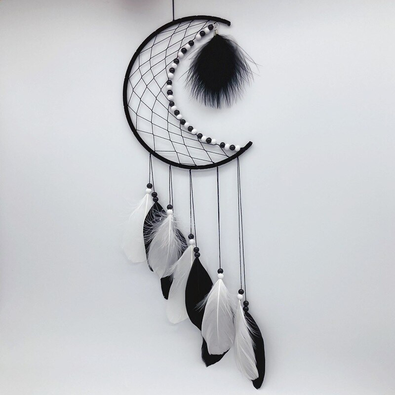 Hold Dream Catcher medál fali medál lány szoba dekoráció Álomfogó medál lány páros ajándék otthoni fali dekoráció