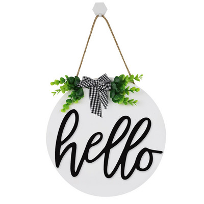 Mint macskáink kutyáink virágos ajtó függő vidéki stílusú üdvözlő ajtólap faház dekoráció márka fa kézművesség gyors kiszállítás