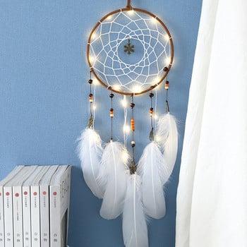 Dream Catcher Windbell Pendant Girls Bedroom Decoration Windbell Творчески подарък за рожден ден Прекрасна висулка Висулка за стена в хола