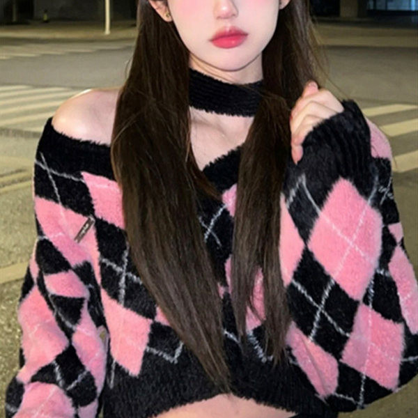 Απαλό γυναικείο πουλόβερ με μακριά μανίκια κατάλληλο για καθημερινή ζωή