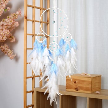 Dream Catcher μενταγιόν Feather Wind Chime Moon μενταγιόν κρεβατοκάμαρα Διακοσμητικό δώρο κορίτσι Δώρο γενεθλίων Διακόσμηση γάμου