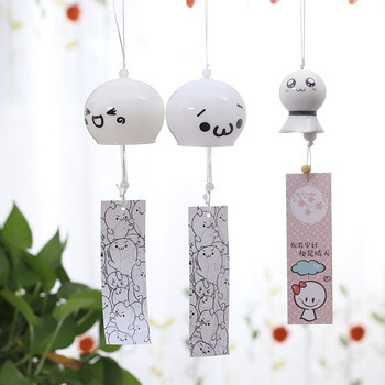 Горещи продажби Стъклени камбанки Висящи орнаменти Творчески японски вятър Череша Череша Спалня за момичета Ръчно изработени прозрачни домашен подарък за рожден ден