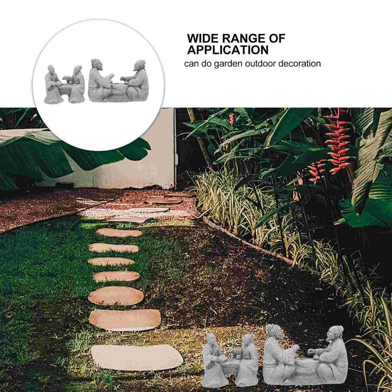 Figurák Kert Miniatűr Tündér Halász Bonsai Táj Akvárium Zen Figura Akvárium Hal dekoráció Szobrok Fazék kínai szobrok