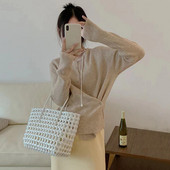 Γυναικείο μακρυμάνικο πουλόβερ με κουμπιά