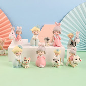 Figurine cu înger drăguț Statuie fată din rășină Accesorii de grădină cu zâne Decoratiuni de Crăciun Decor modern Home Decor Copii Dormitor