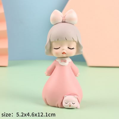 Figurine cu înger drăguț Statuie fată din rășină Accesorii de grădină cu zâne Decoratiuni de Crăciun Decor modern Home Decor Copii Dormitor