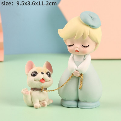 Figurine cu înger drăguț Statuie fată din rășină Accesorii de grădină cu zâne Decoratiuni de Crăciun Decor modern Home Decor Copii Dormitor