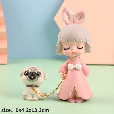 Figurine cu înger drăguț Statuie fată din rășină Accesorii de grădină cu zâne Decoratiuni de Crăciun Decor modern Home Decor Copii Dormitor