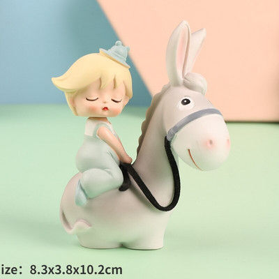 Figurine cu înger drăguț Statuie fată din rășină Accesorii de grădină cu zâne Decoratiuni de Crăciun Decor modern Home Decor Copii Dormitor