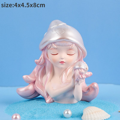 Figurine cu înger drăguț Statuie fată din rășină Accesorii de grădină cu zâne Decoratiuni de Crăciun Decor modern Home Decor Copii Dormitor