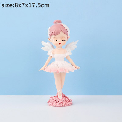 Figurine cu înger drăguț Statuie fată din rășină Accesorii de grădină cu zâne Decoratiuni de Crăciun Decor modern Home Decor Copii Dormitor