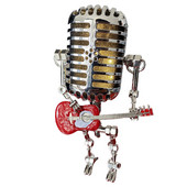Microfon Chitară Robot LED Lumini de noapte Lampă de birou Lampă de masă Becuri Lămpi de perete Retro Handmade Decor unic de birou pentru acasă