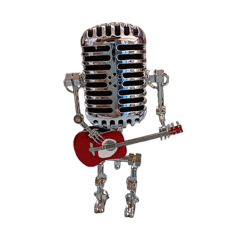 Microfon Chitară Robot LED Lumini de noapte Lampă de birou Lampă de masă Becuri Lămpi de perete Retro Handmade Decor unic de birou pentru acasă