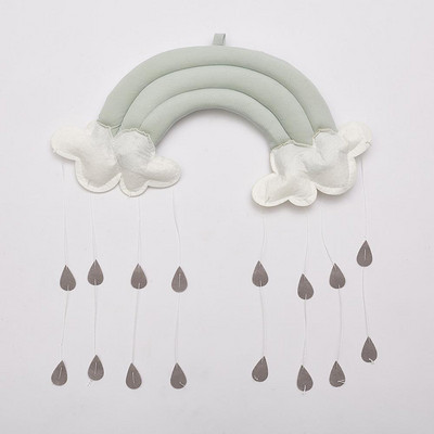 Põhjamaade stiilis vikerkaare vihmapilvede kaunistamine Beebitoa seinale riputamine Laste telgi kaunistamine Lastetoa tarvikud Fotorekvisiidid