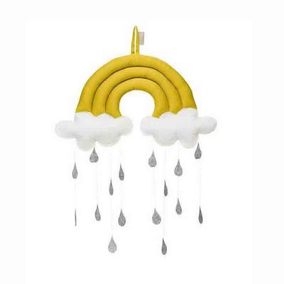 Põhjamaade stiilis vikerkaare vihmapilvede kaunistamine Beebitoa seinale riputamine Laste telgi kaunistamine Lastetoa tarvikud Fotorekvisiidid