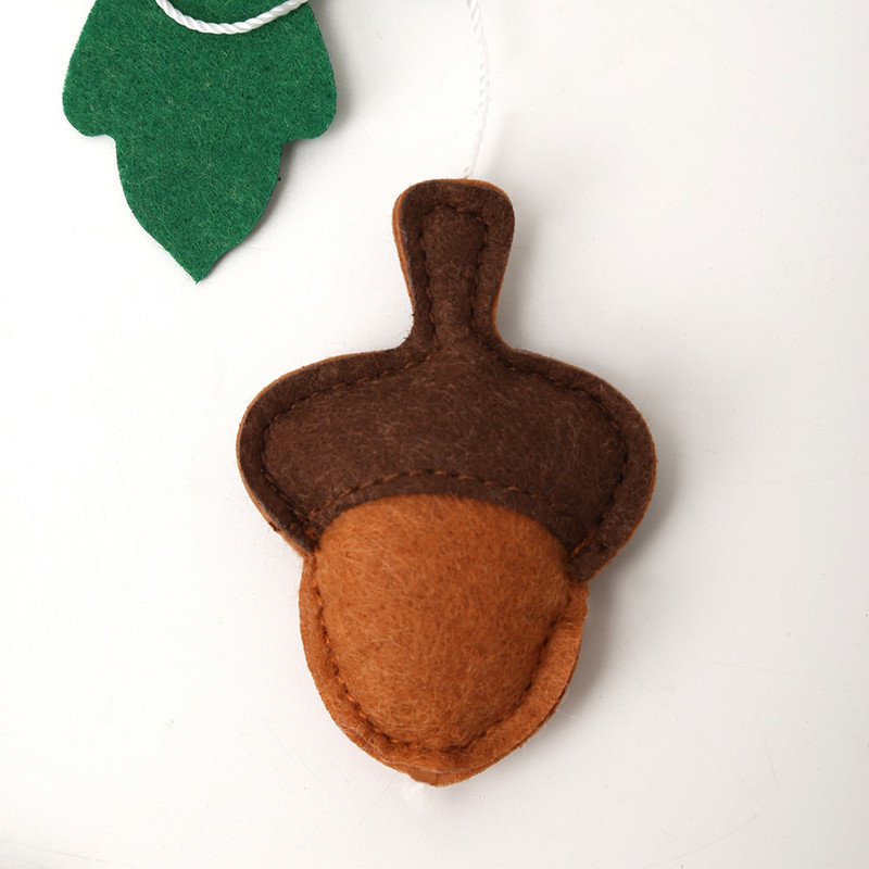 Woodland Nature Fox Filc Baby Mobile Trees Fenyőtobozok Óvodai babaágy Mobil