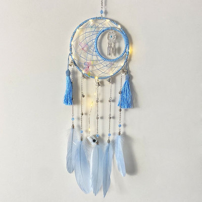 Butterfly Dream Catcher medál szélcsengő fali medál Valentin-napi ajándék lányszoba dekoráció otthoni faldísz ajándék